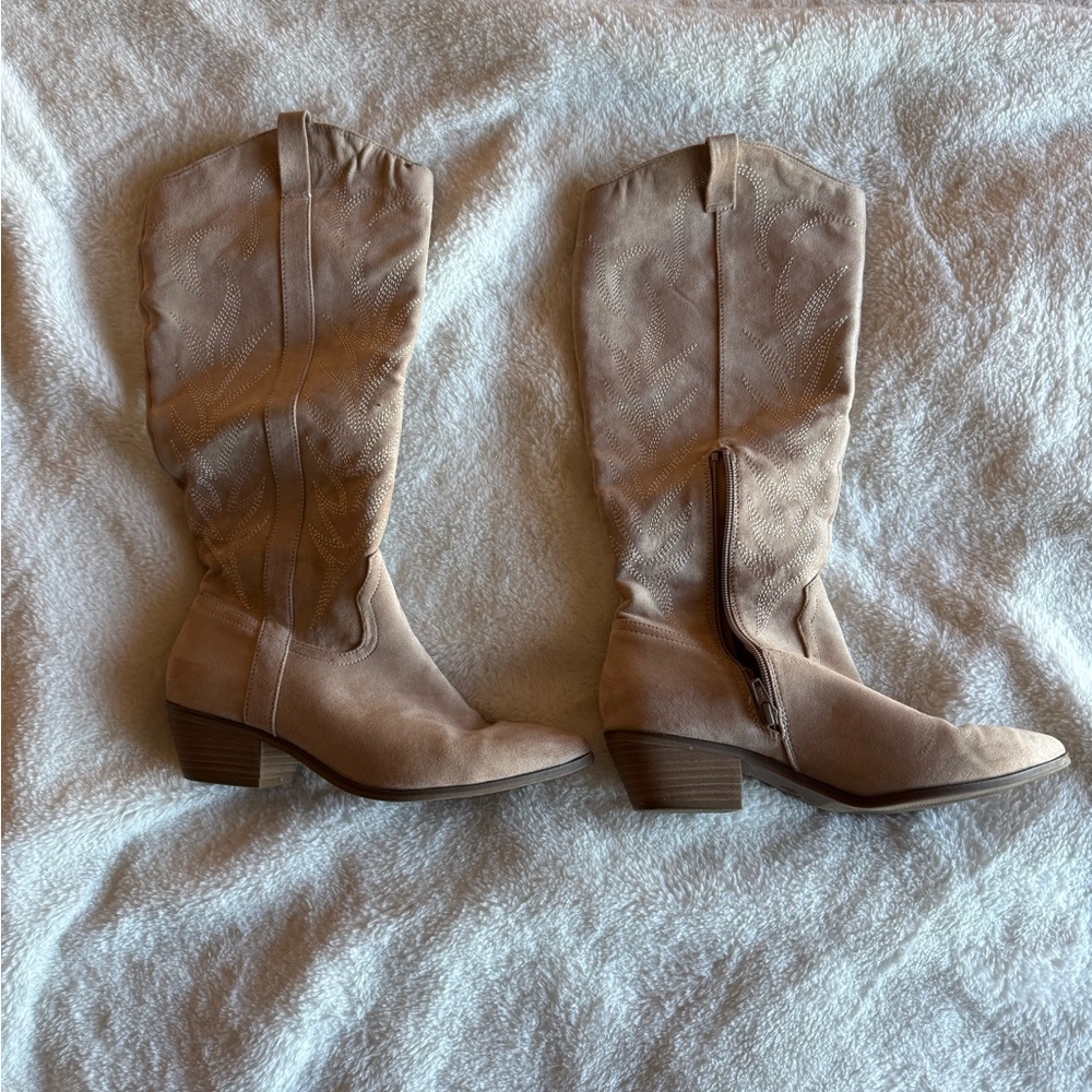 Target Beige Heeled Boots